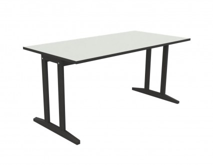 Table 160x80 piètement à dégagement latéral Soline